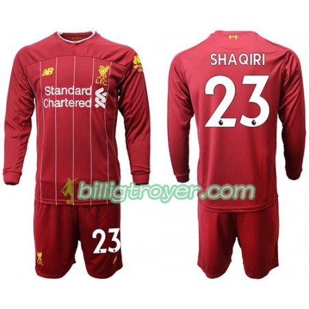 Billige Fotballdrakter Liverpool Shaqiri 23 Barn Hjemmedraktsett 2019/20 Langermet